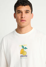 Men's oversized t-shirt with print on the back
