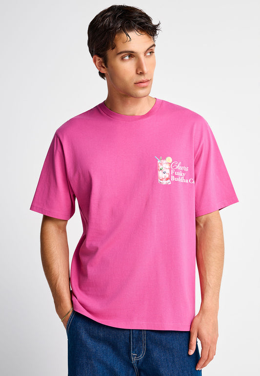 Tricou de bărbați din bumbac cu imprimeu