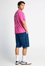 Tricou de bărbați din bumbac cu imprimeu