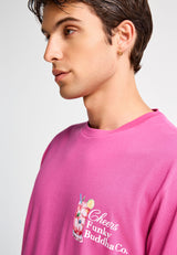 Tricou de bărbați din bumbac cu imprimeu