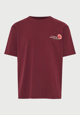 Tricou relaxat pentru bărbați cu imprimeu pe spate