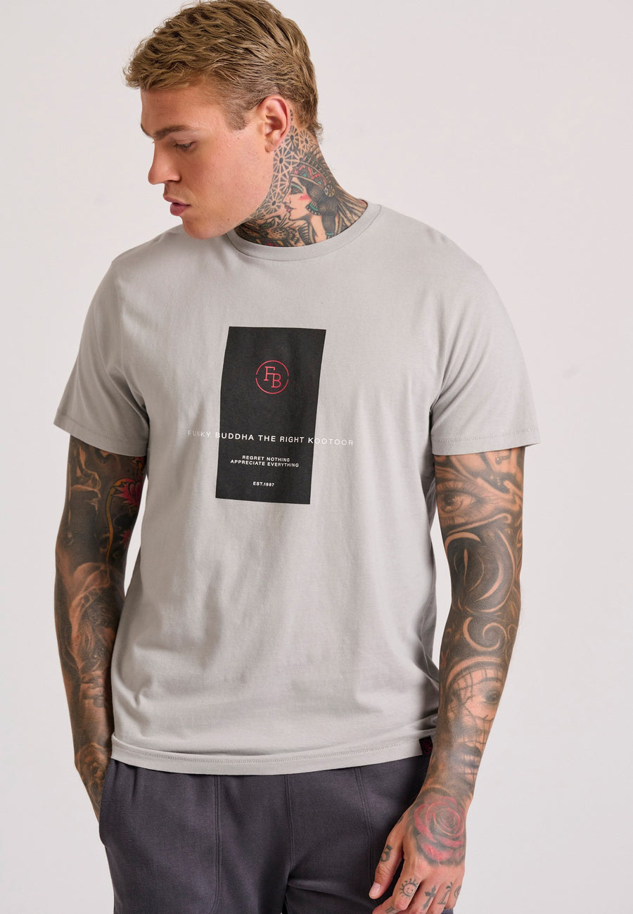 T-shirt with frame print on the chest