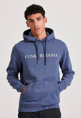 Hanorac cu broderie Funky Buddha pe piept