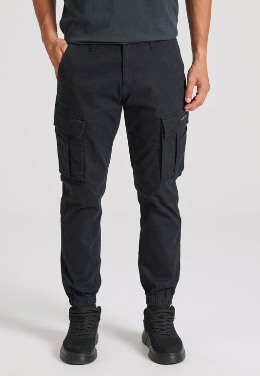 Pantaloni cargo confortabili pentru bărbați cu manșetă la tiv