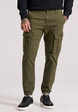 Pantaloni cargo confortabili pentru bărbați cu manșetă la tiv