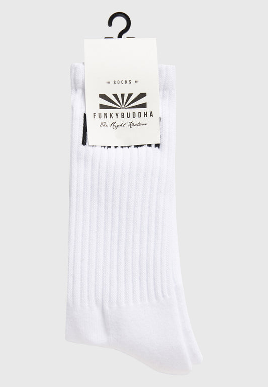 Șosete bărbătești într-o singură culoare cu logo