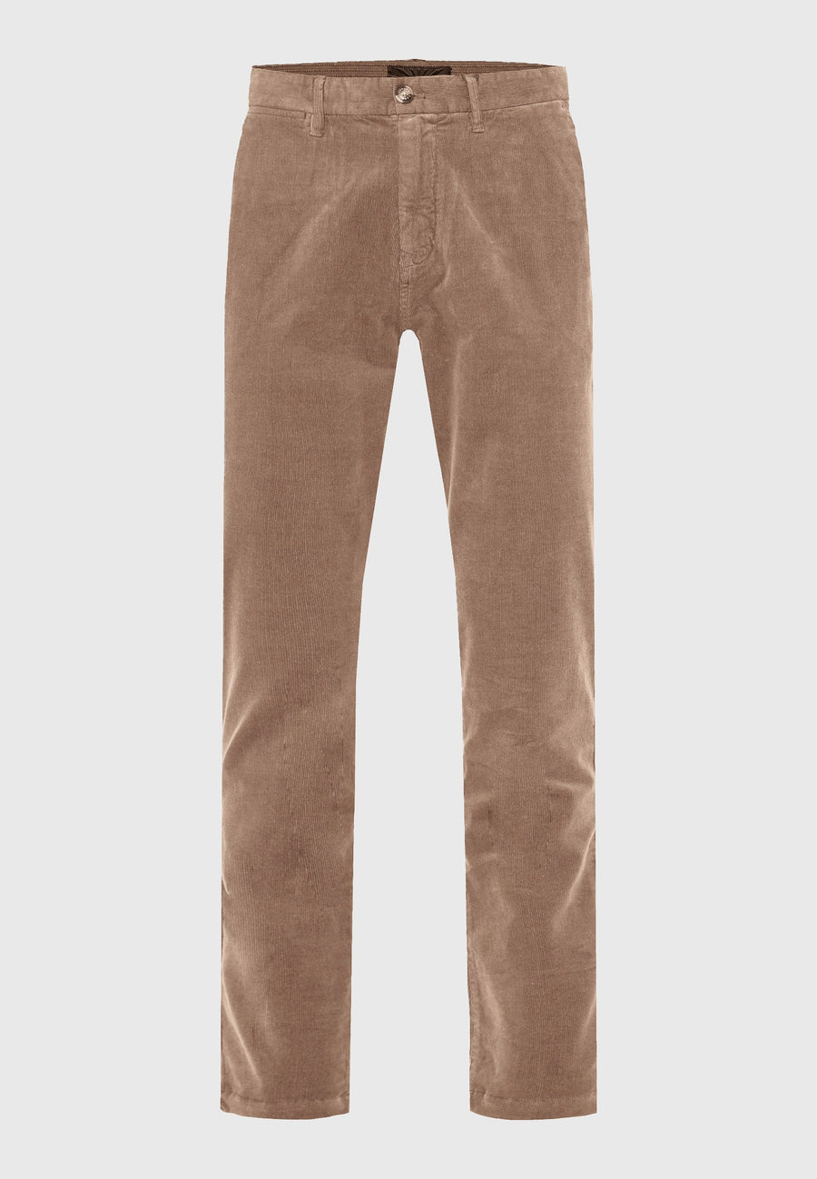 Pantaloni chino din catifea reiată pentru bărbați