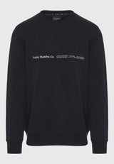 Hanorac bărbătesc cu guler rotund și logo imprimat