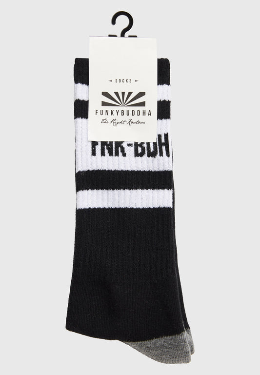 Șosete bărbătești bicolore cu logo