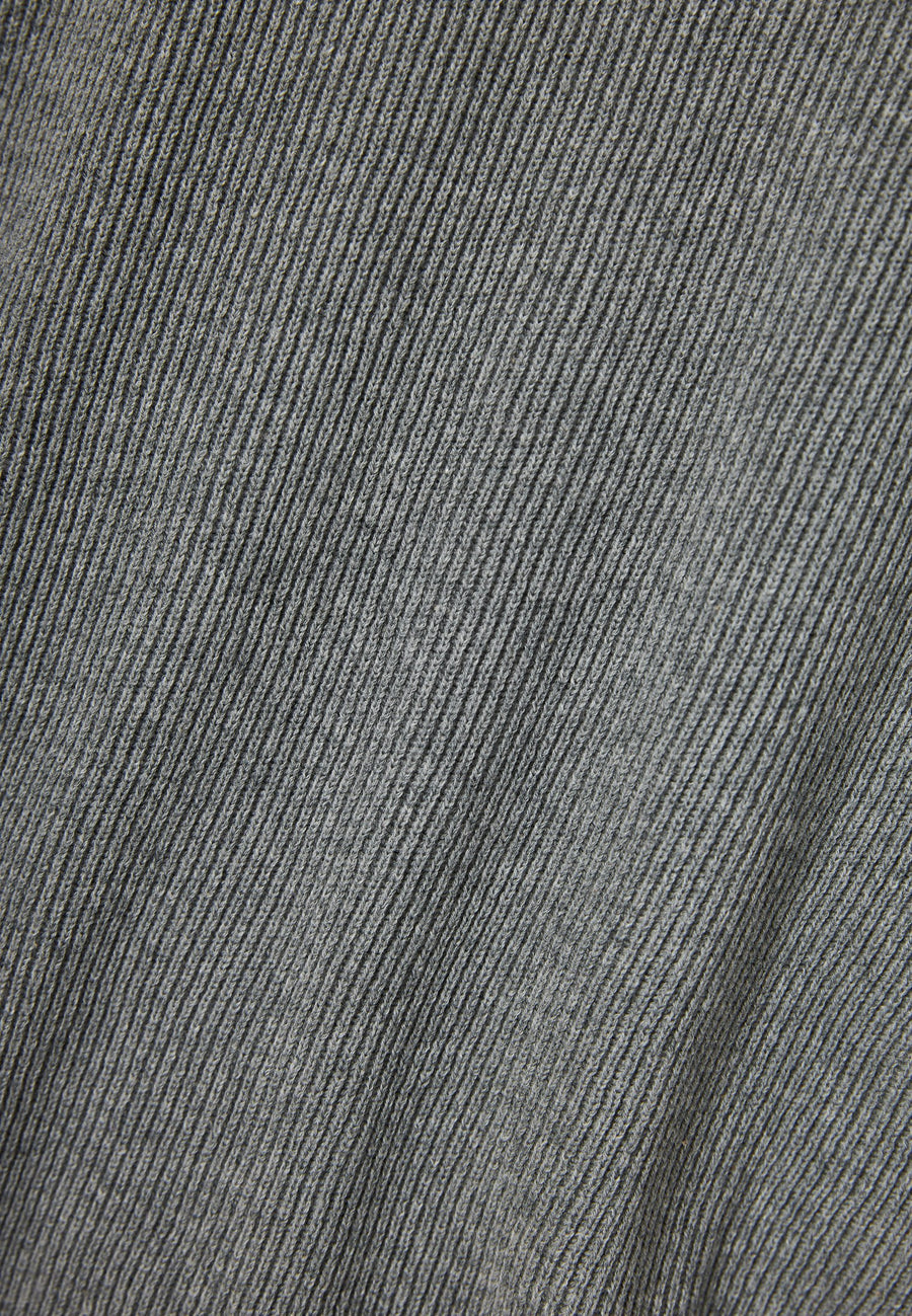 Pulover tricotat din bumbac cu guler fals pentru bărbați