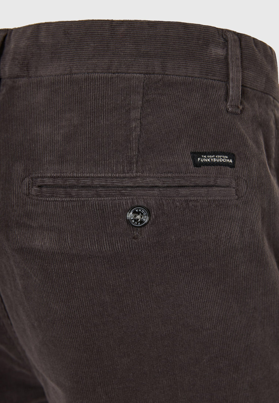 Pantaloni chino din catifea reiată pentru bărbați