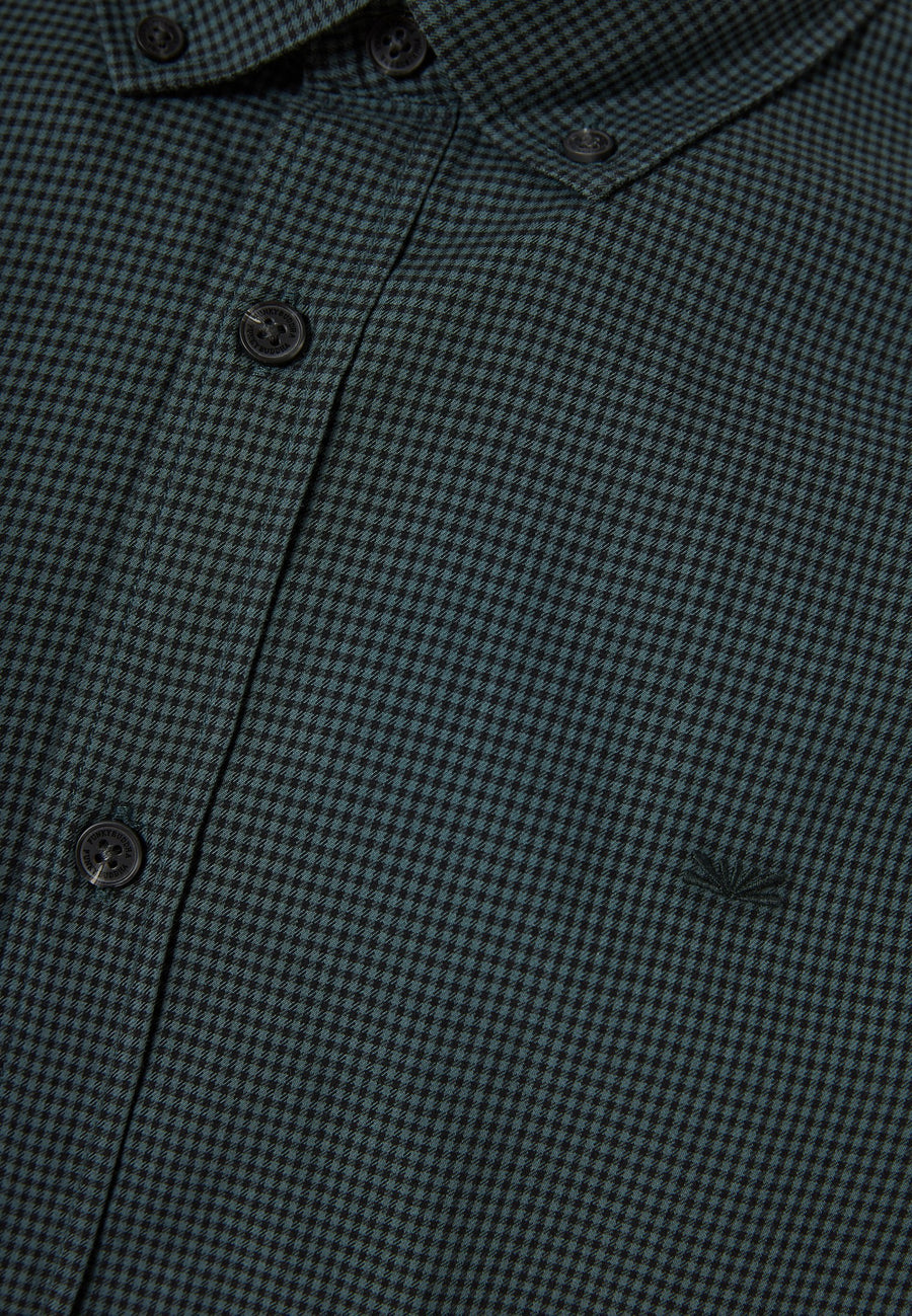 Men's cotton checkered shirt