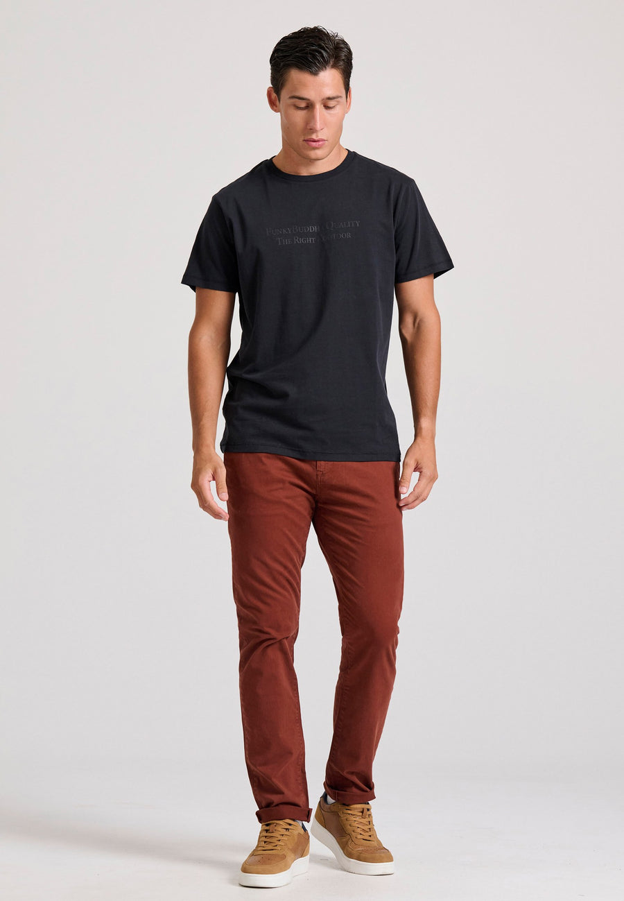 Tricou cu imprimeu de brand pe piept