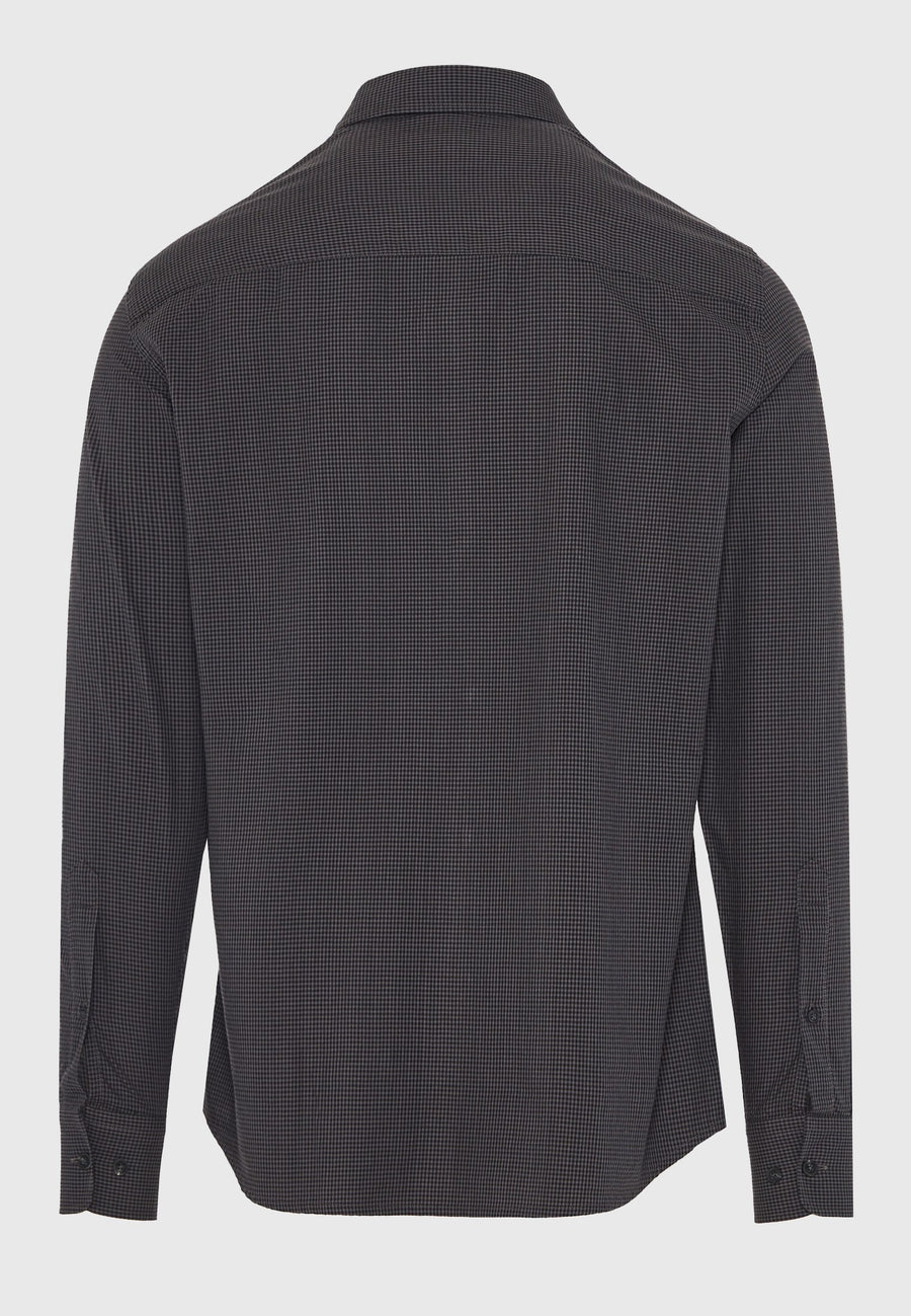 Men's cotton checkered shirt
