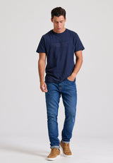 Tricou cu imprimeu de brand pe piept