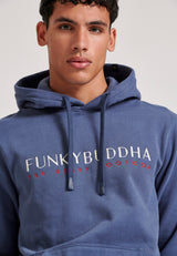 Hanorac cu broderie Funky Buddha pe piept