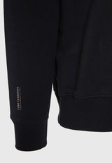 Hanorac bărbătesc cu guler rotund și logo imprimat