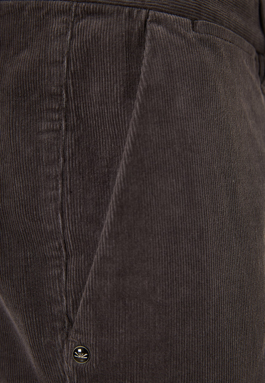 Pantaloni chino din catifea reiată pentru bărbați