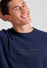 Tricou cu imprimeu de brand pe piept