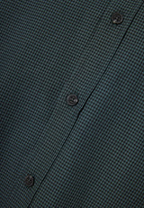 Men's cotton checkered shirt