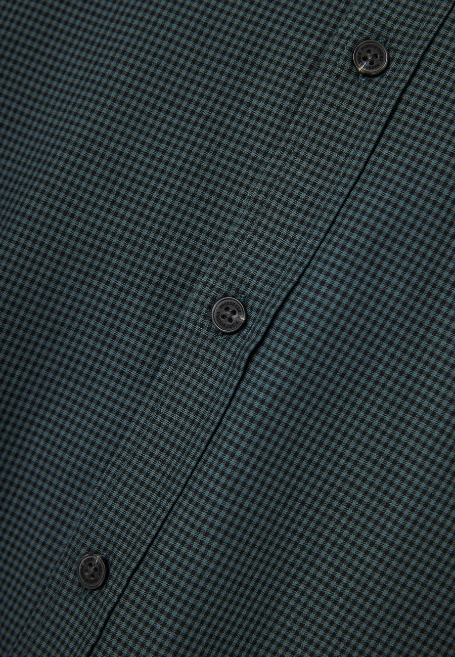 Men's cotton checkered shirt