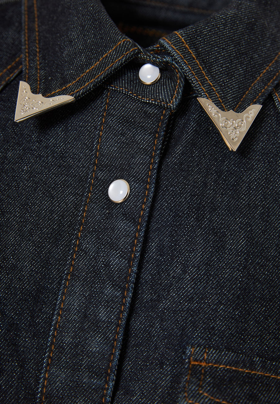 Cămașă din denim pentru femei