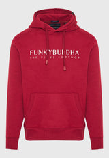 Hanorac cu broderie Funky Buddha pe piept