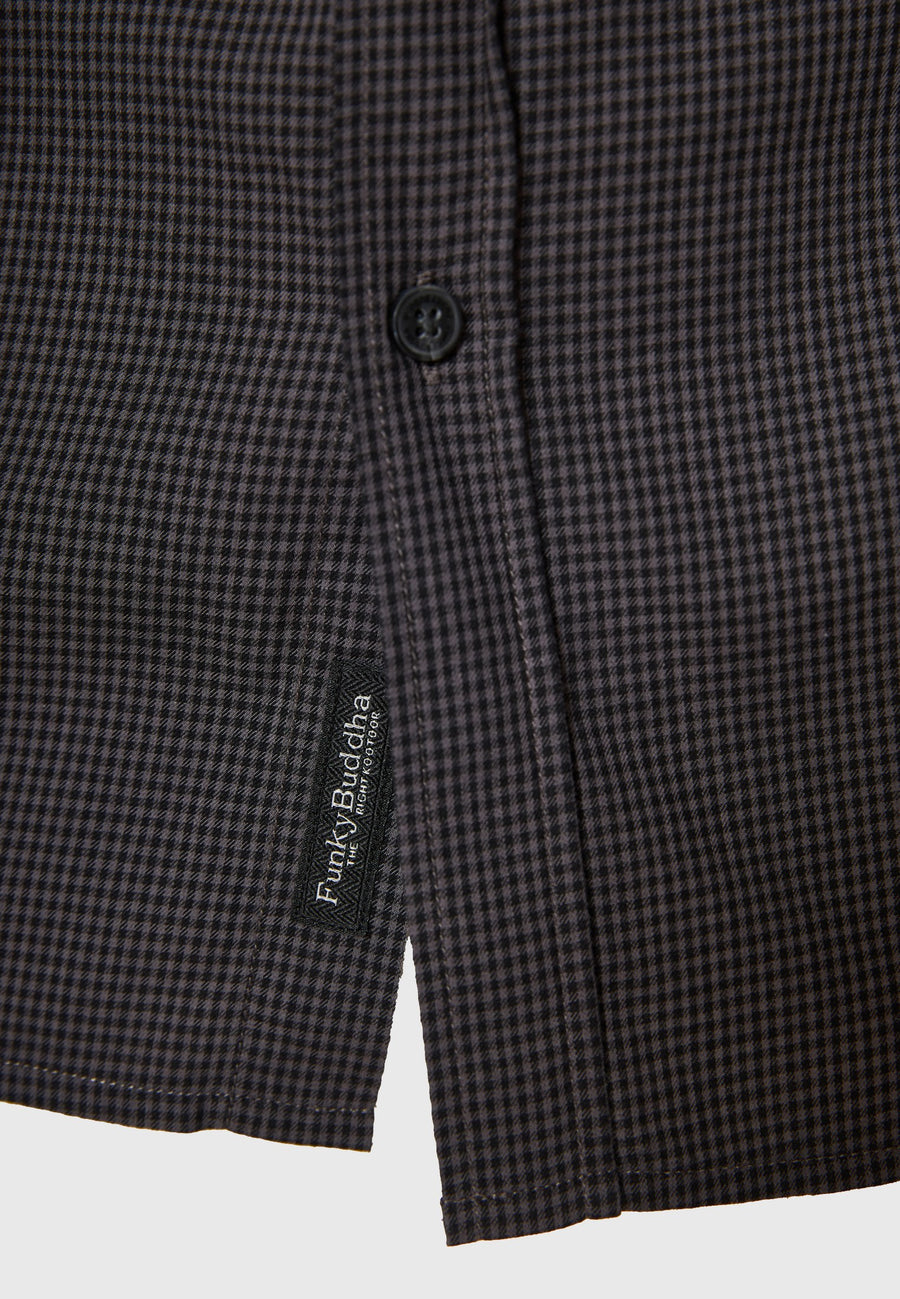 Men's cotton checkered shirt