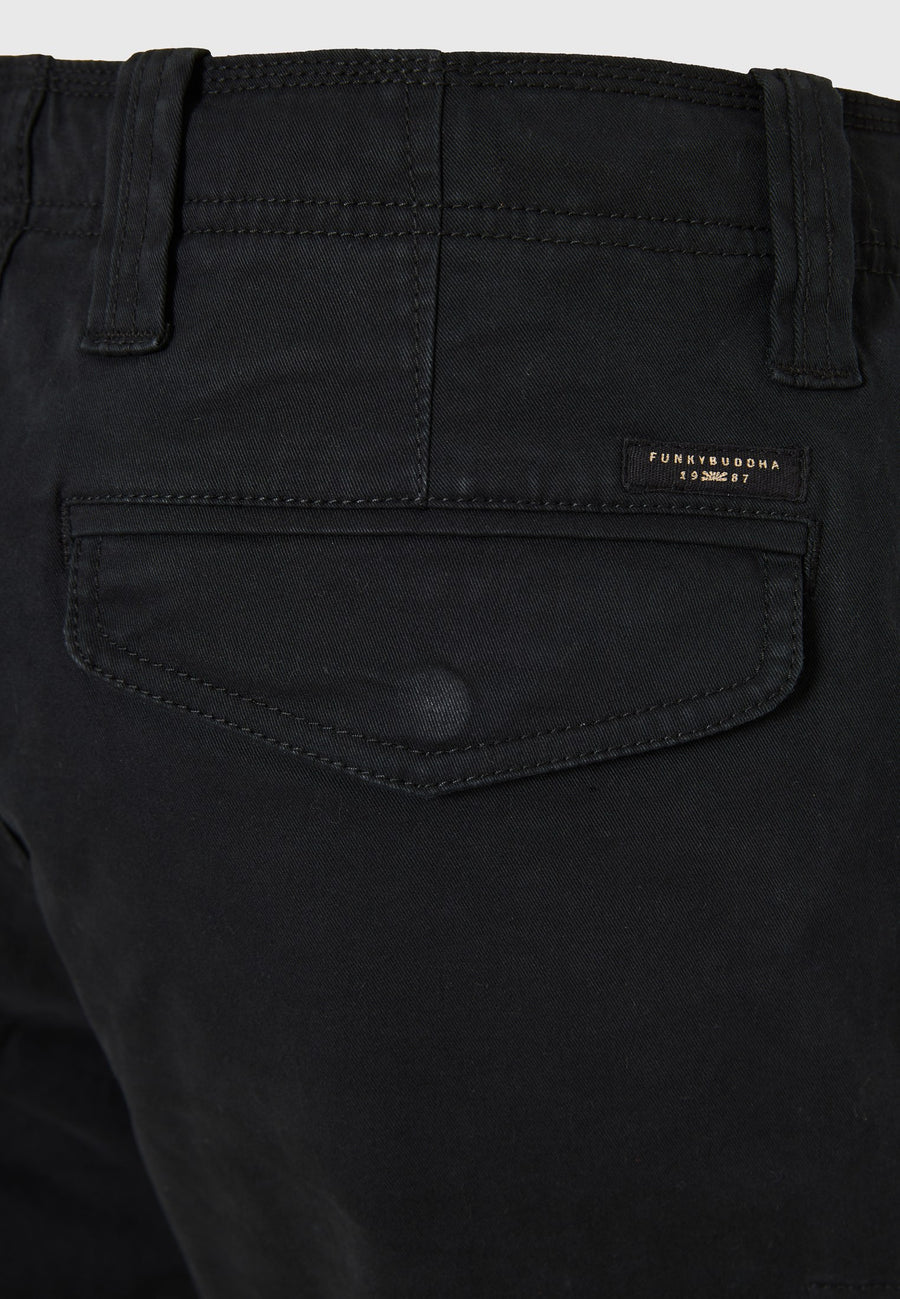 Pantaloni cargo confortabili pentru bărbați cu manșetă la tiv