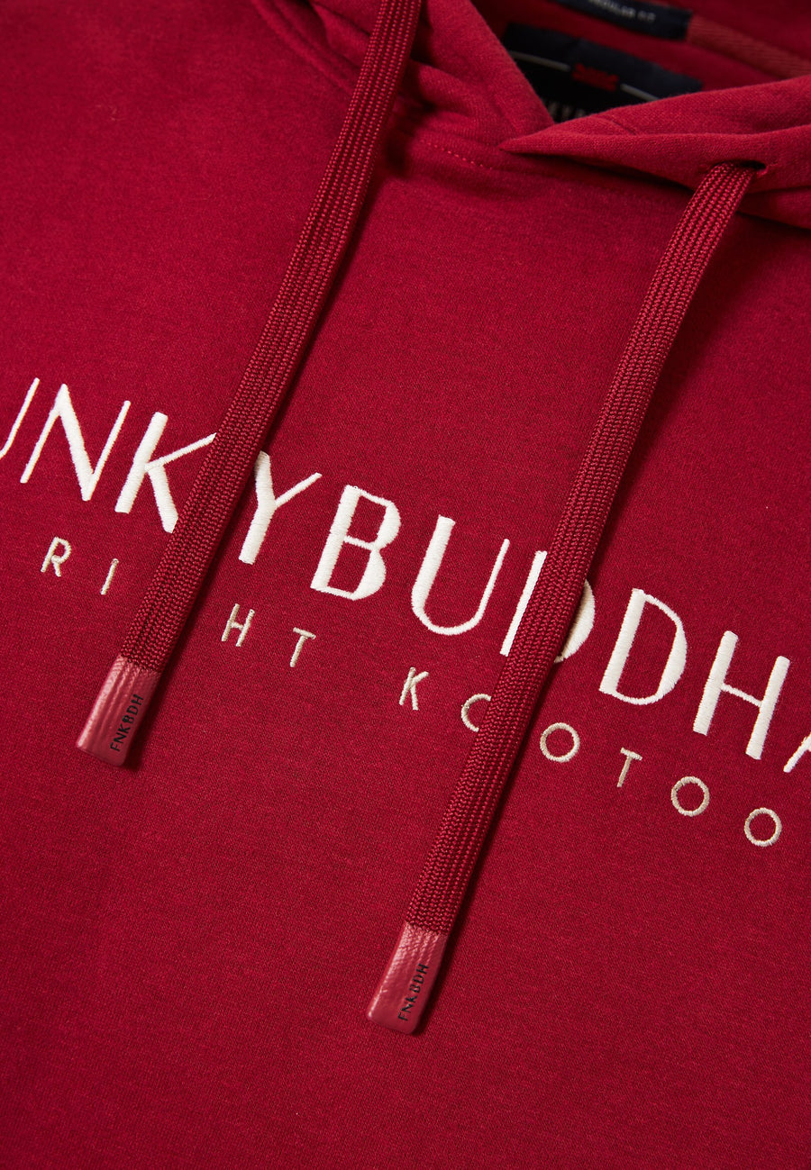 Hanorac cu broderie Funky Buddha pe piept