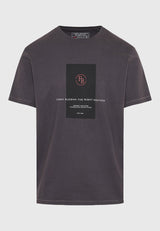 Tricou cu imprimeu cu rame pe piept