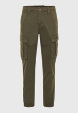 Pantaloni cargo confortabili pentru bărbați cu manșetă la tiv