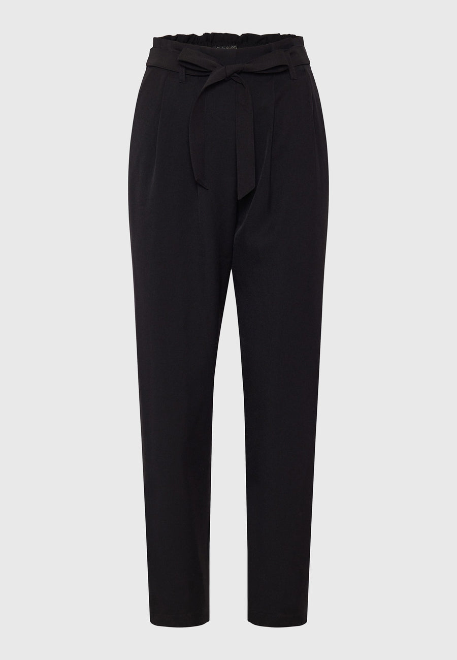 Pantaloni casual pentru femei cu pliuri