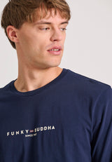 Tricou cu mânecă lungă și imprimeu pe piept