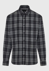 Cămașă în carouri din flanel