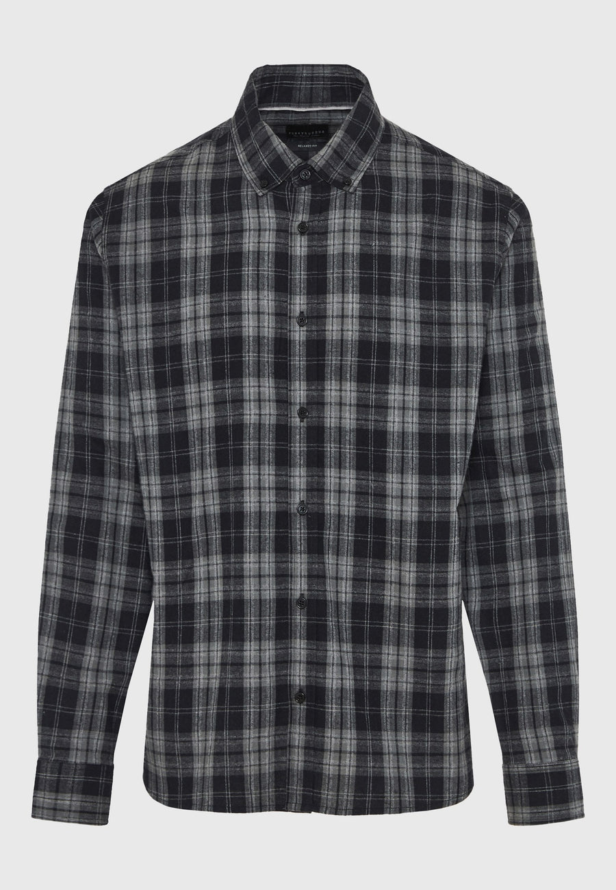 Cămașă în carouri din flanel