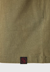 Tricou cu imprimeu cu rame pe piept