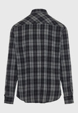 Cămașă în carouri din flanel