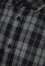 Cămașă în carouri din flanel