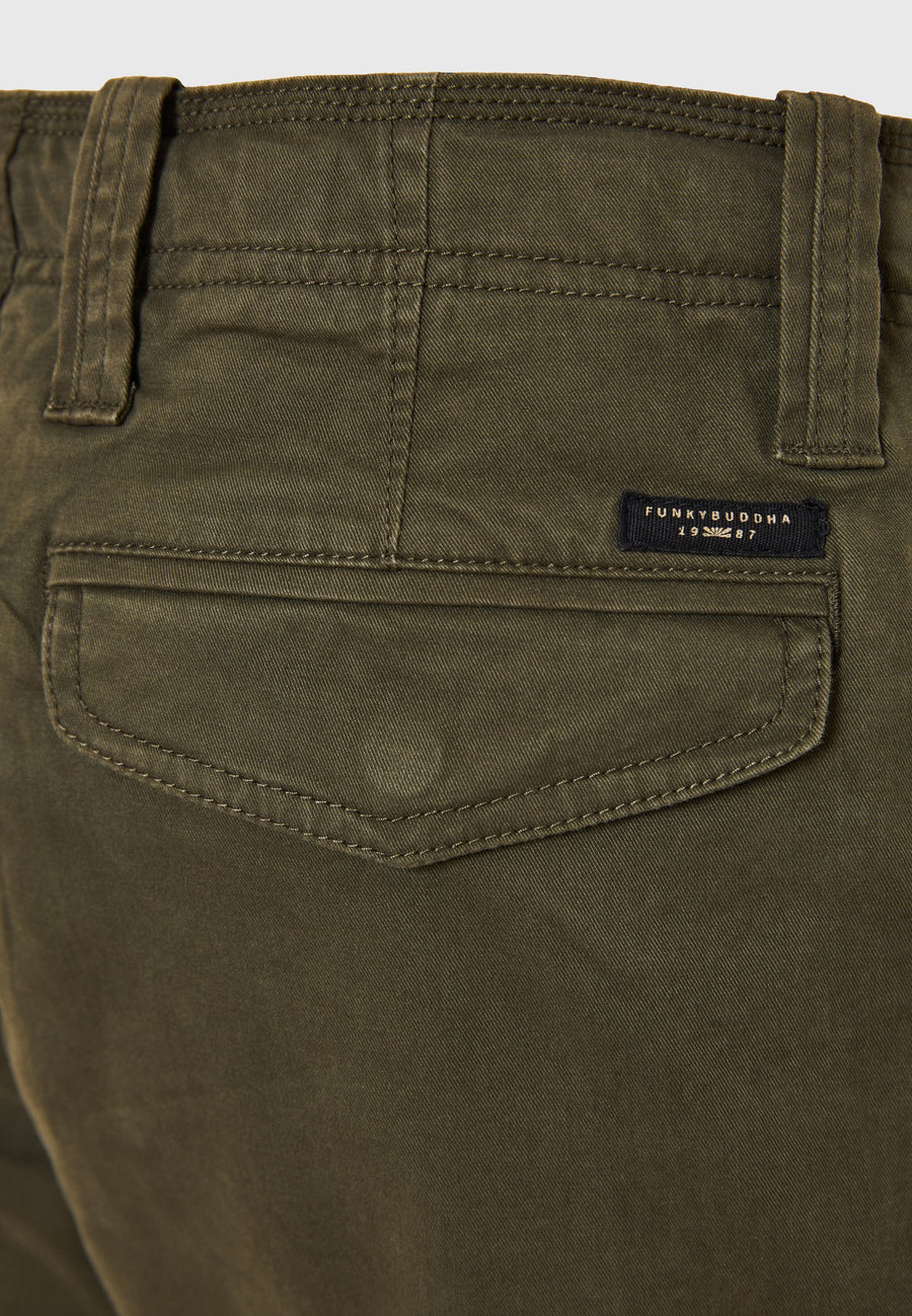 Pantaloni cargo confortabili pentru bărbați cu manșetă la tiv